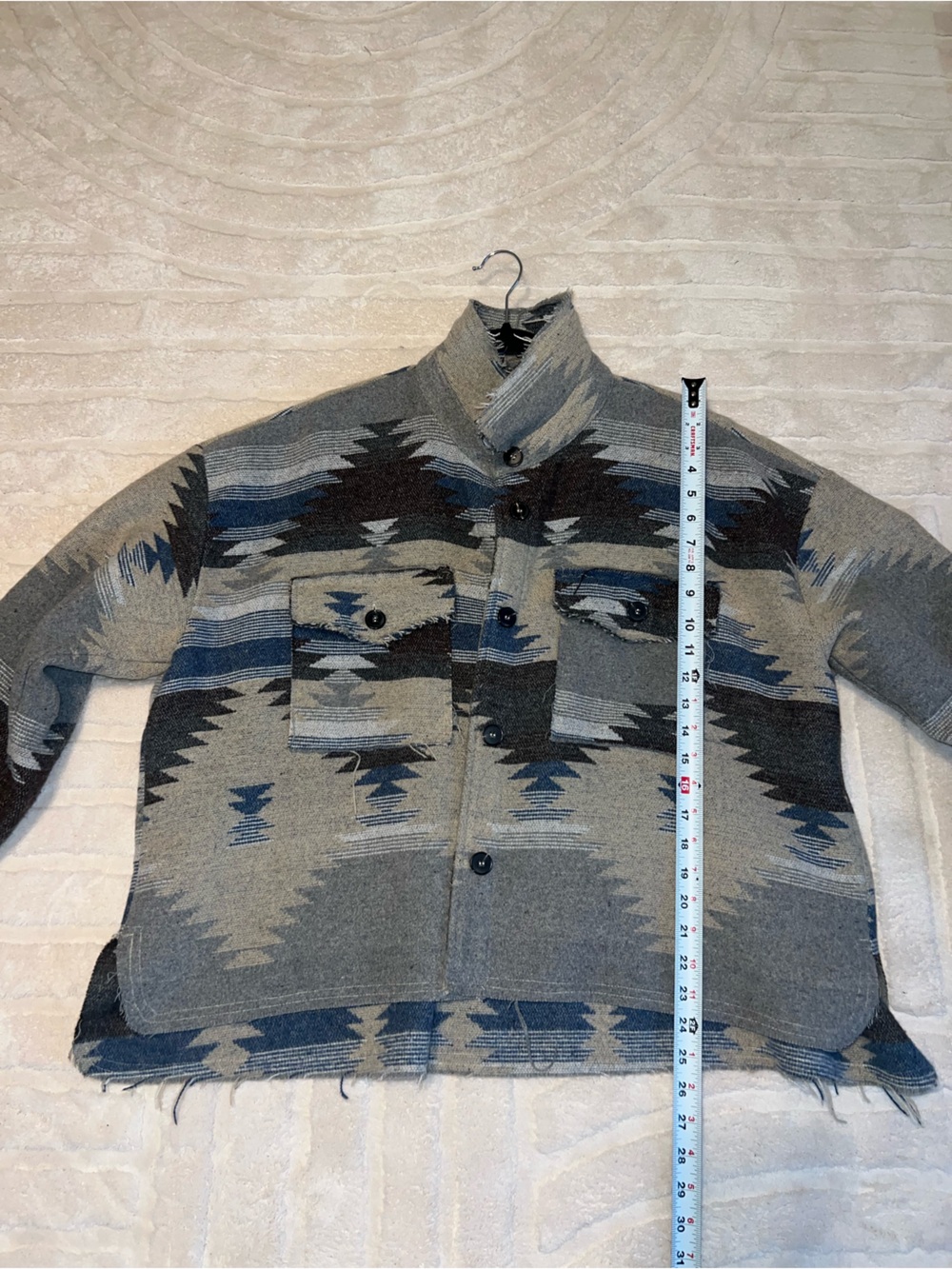Boho Aztec shacket